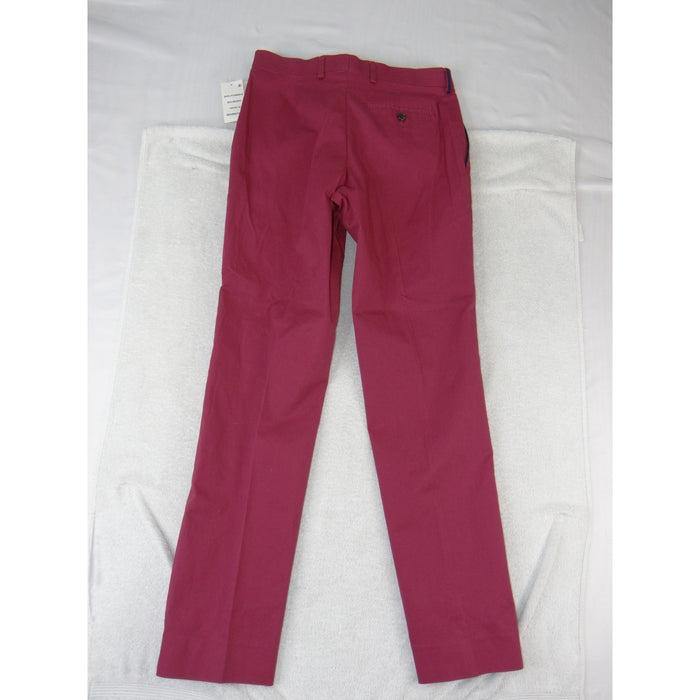 Lauren Ralph Lauren Mulberry Pink Straight Leg Dress Pants 16R 28 W BNKLPZ3W00101