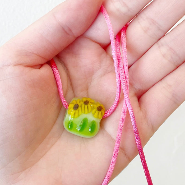 Lawn Bowls: Glass Charm Necklaces (assorted)