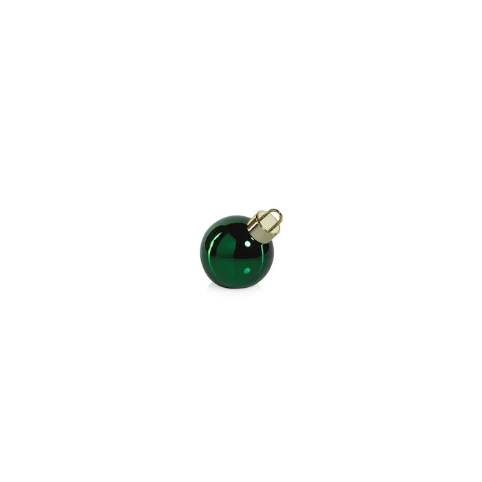 LED GREEN GLASS OVERSIZE BALL 4"