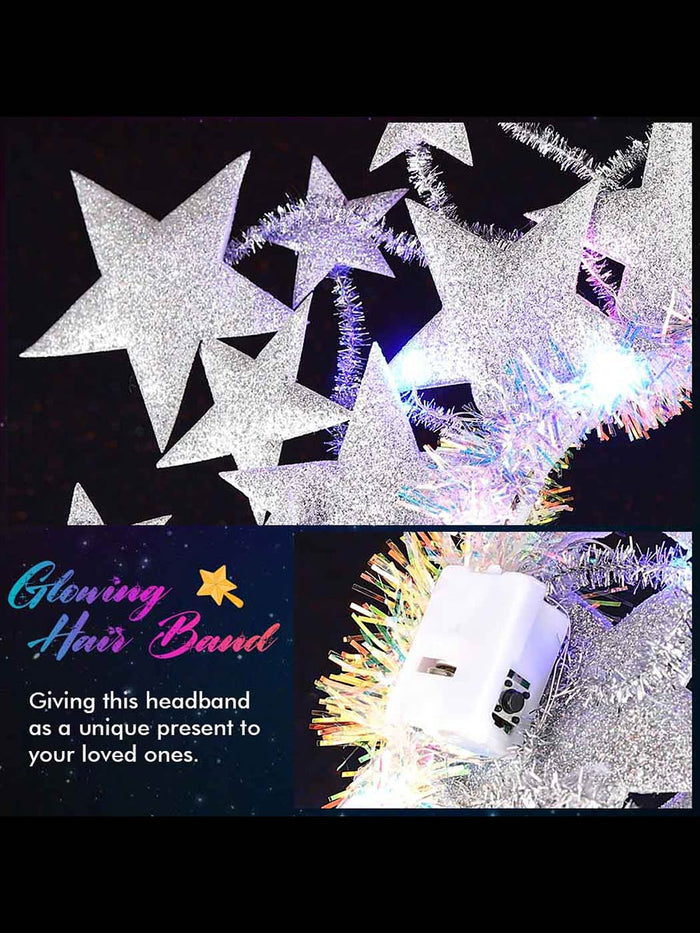 LED Luminous Star Headband for Festivals
