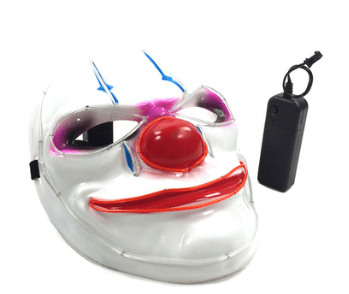Gadget Gerbil LED Scary Clown Mask