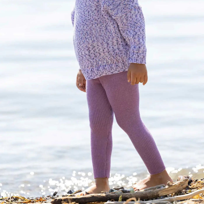 Legging léger en laine mérinos Disana – Naturel - Lilinappy