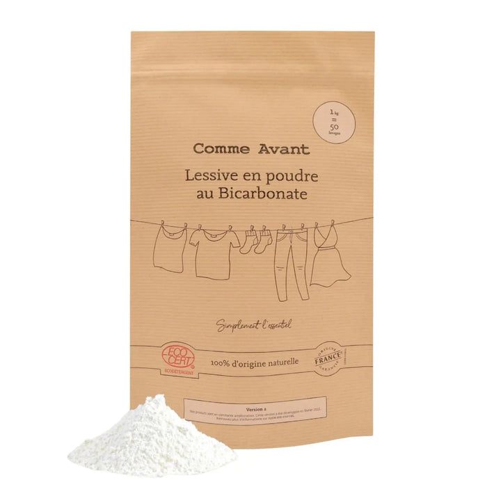 Lessive en poudre au bicarbonate Comme Avant