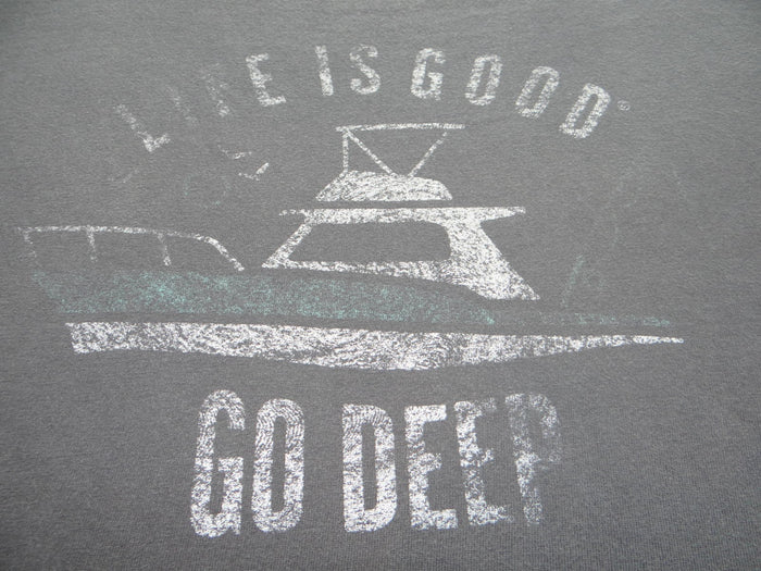 Life is Good Men's Go Deep T Shirt   Casual Graphic Tee5