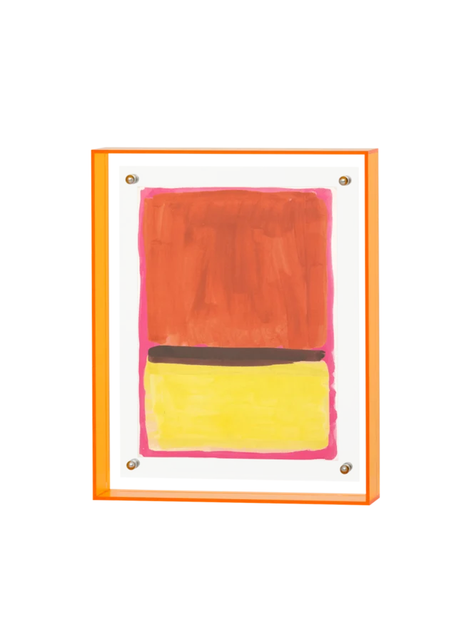 LINDA X UNC ACRYLIC PHOTO FRAME, FLAME