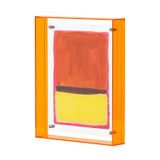 LINDA X UNC ACRYLIC PHOTO FRAME, FLAME