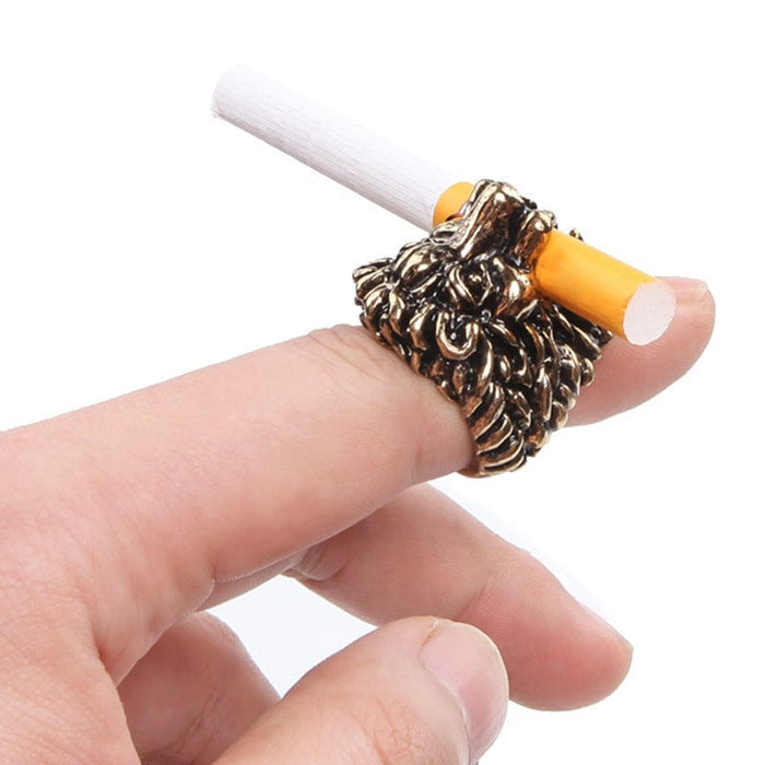 Gadget Gerbil Lion Ring Cigarette Holder