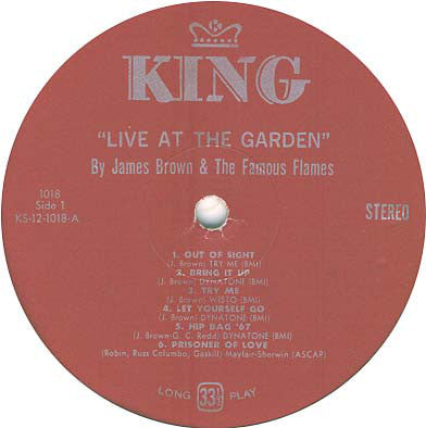 Live At The Garden (1st, US STEREO)