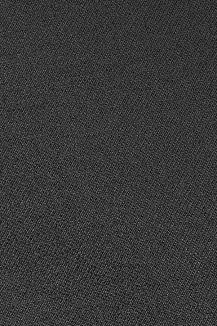 "Logan" Black Luxury Wool Blend Tuxedo Pants