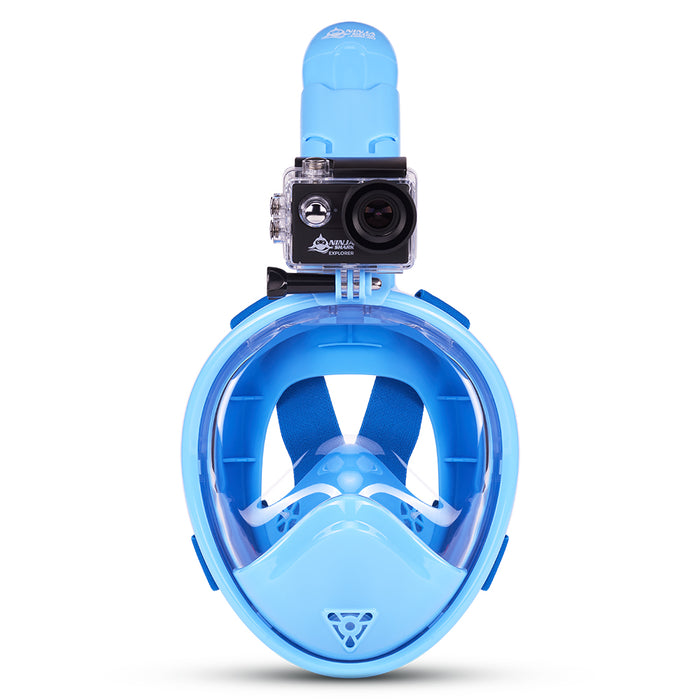 Longer Tube Full Face Snorkel Mask for Kids (3-11 Years)