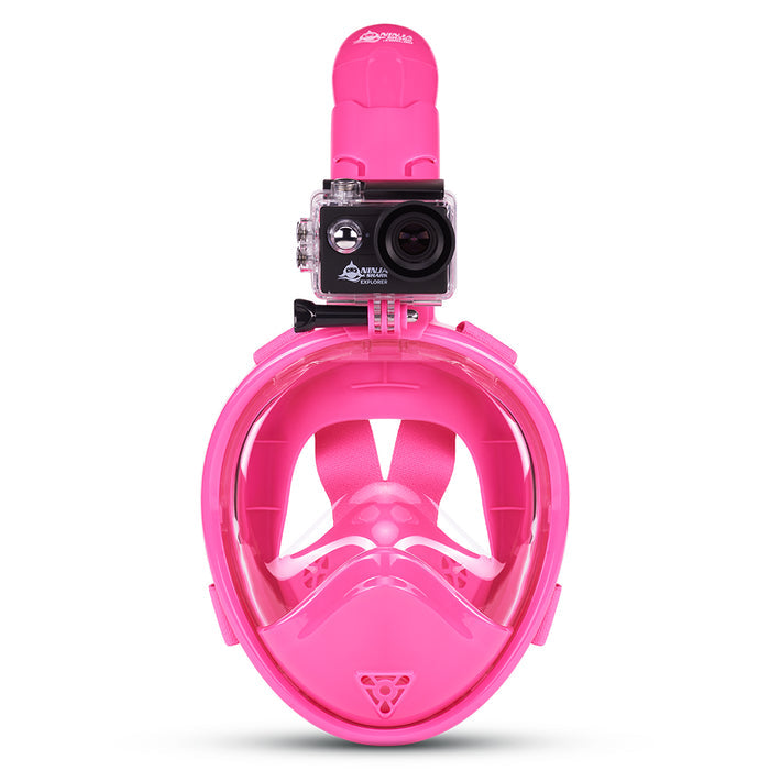 Longer Tube Full Face Snorkel Mask for Kids (3-11 Years)