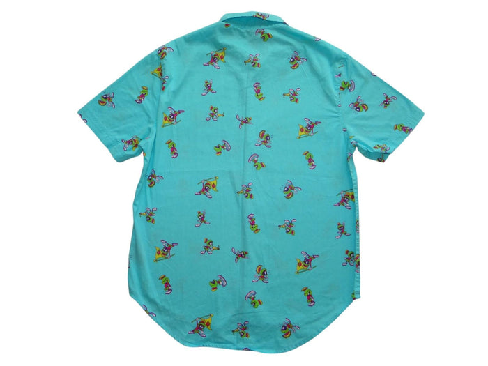 Looney Tunes Cartoon Print Short Sleeve Shirt   Vintage Inspired1