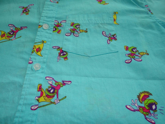 Looney Tunes Cartoon Print Short Sleeve Shirt   Vintage Inspired2