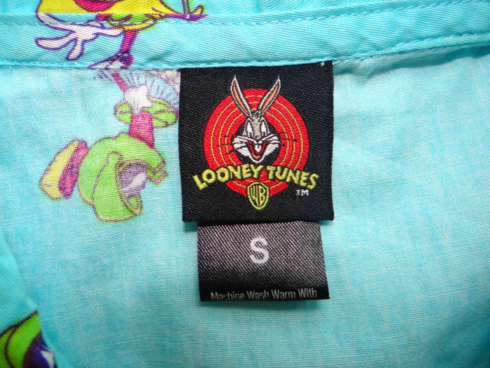 Looney Tunes Cartoon Print Short Sleeve Shirt   Vintage Inspired3