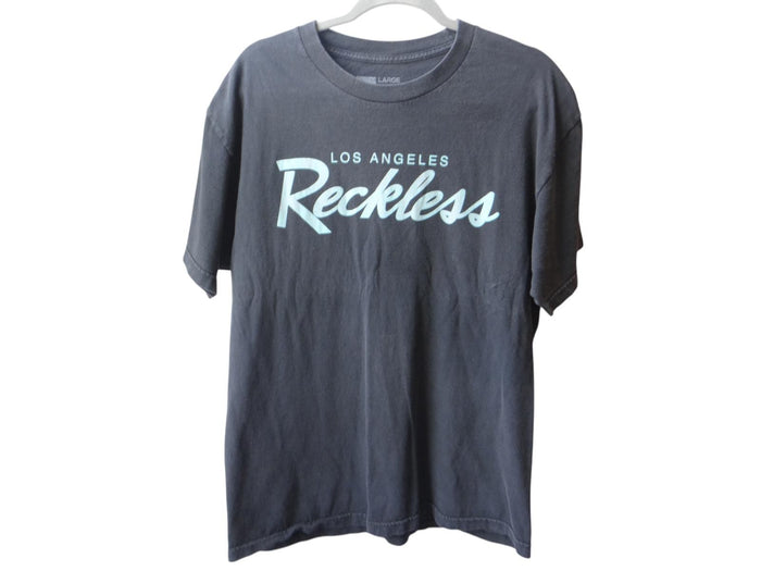 Los Angeles Reckless Graphic T Shirt   Size Large0