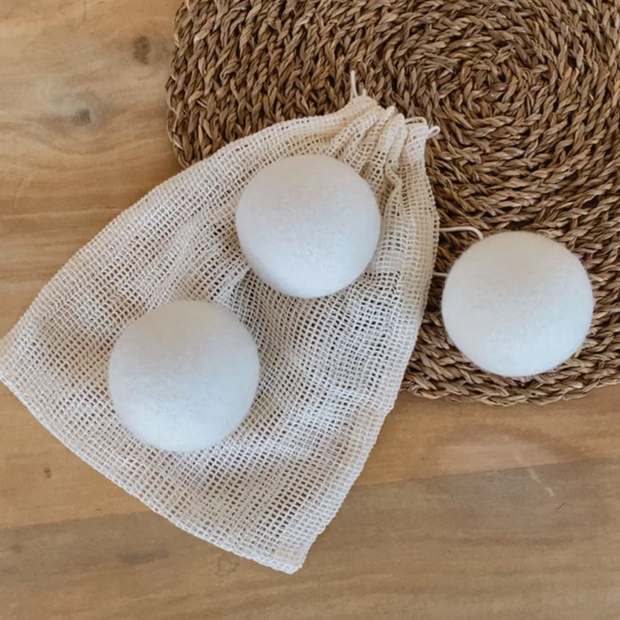 Lot de 3 balles de séchage laine