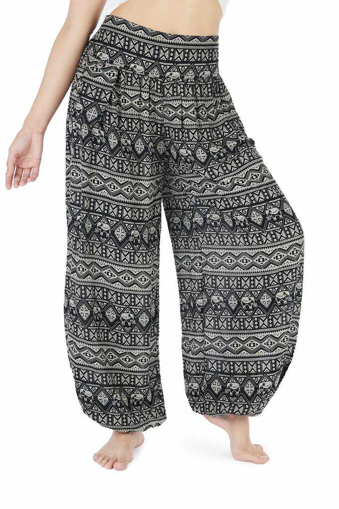 Lounge Loose Flowy Harem Pants - Lannaclothesdesign Shop