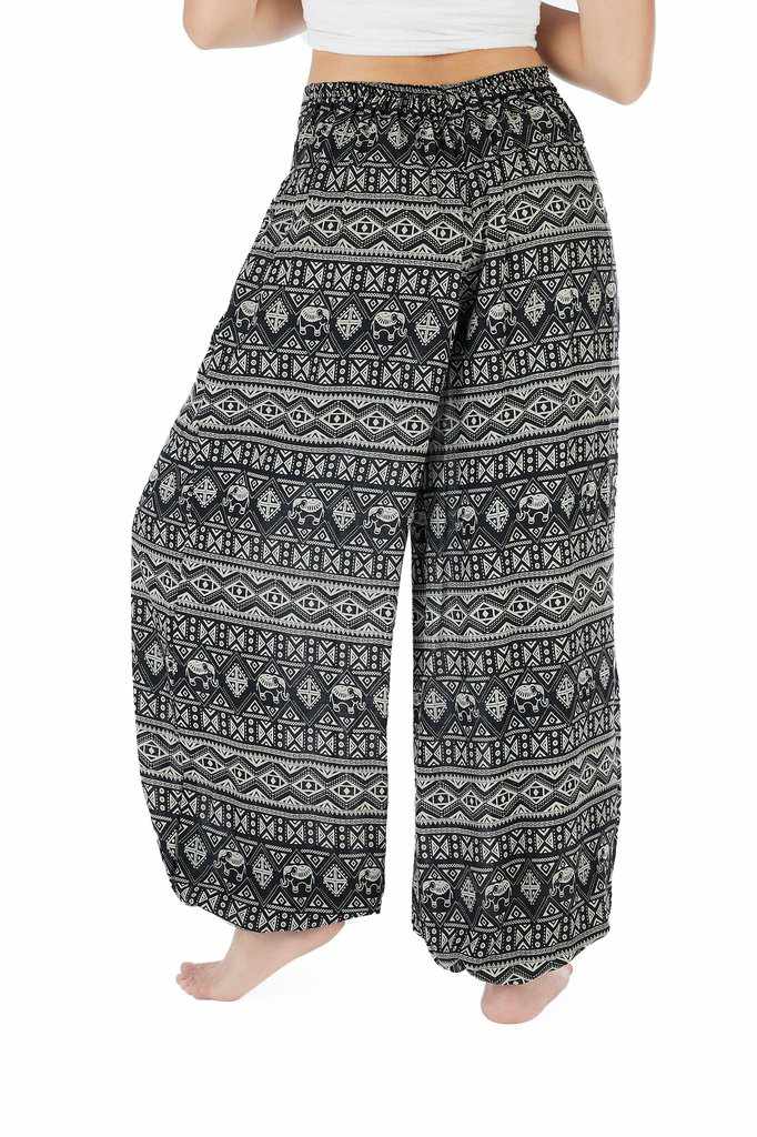 Lounge Loose Flowy Harem Pants - Lannaclothesdesign Shop