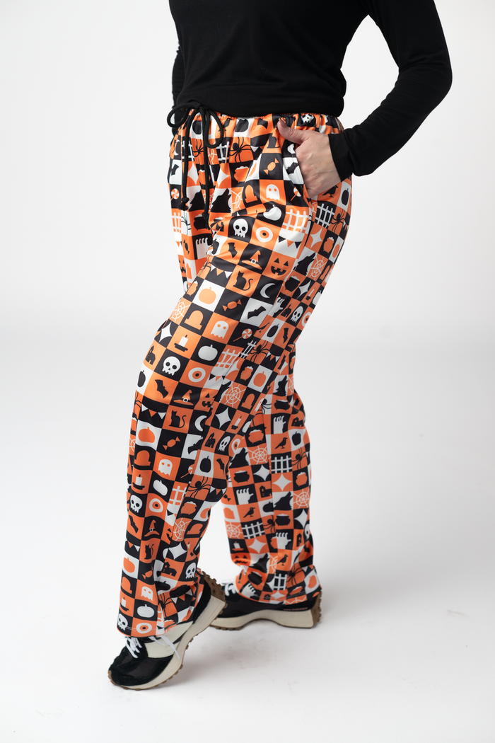 Lounge Pants - Trick-Or-Treat Checkered