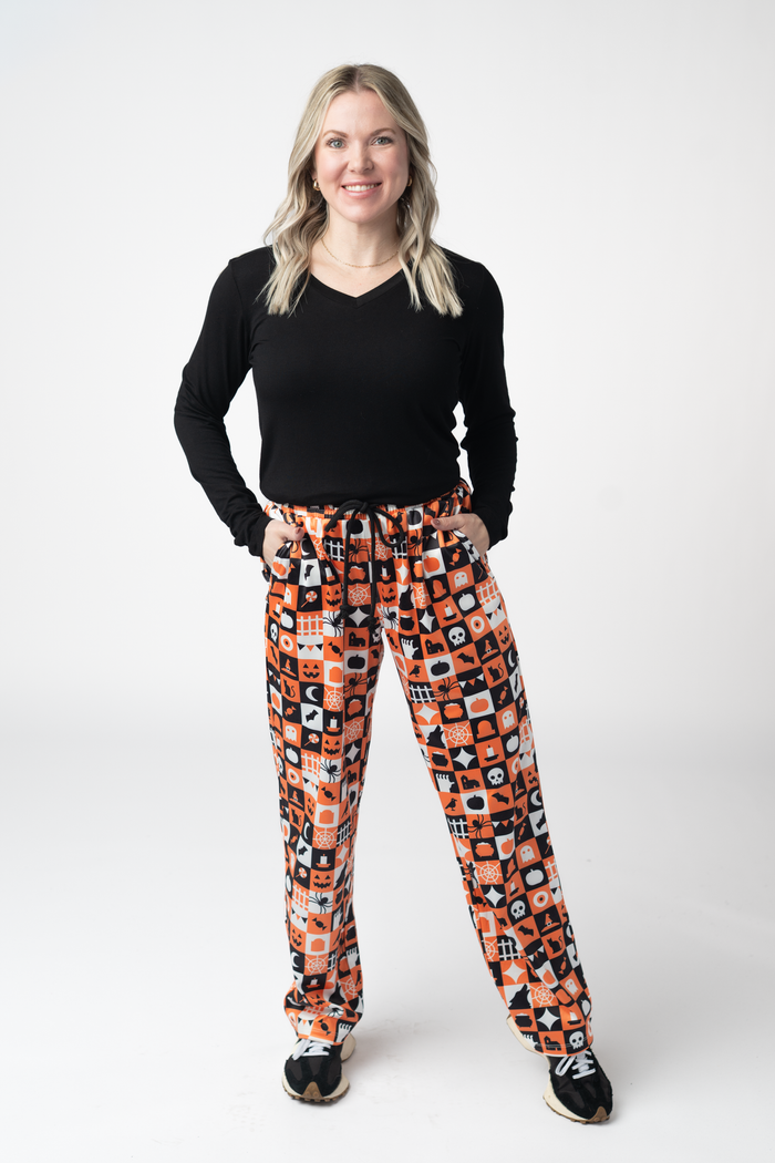 Lounge Pants - Trick-Or-Treat Checkered