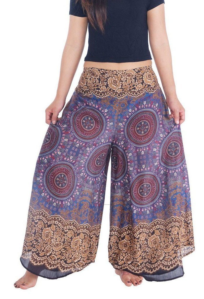 Lounge Rose Circle Palazzo Pants - Lannaclothesdesign Shop