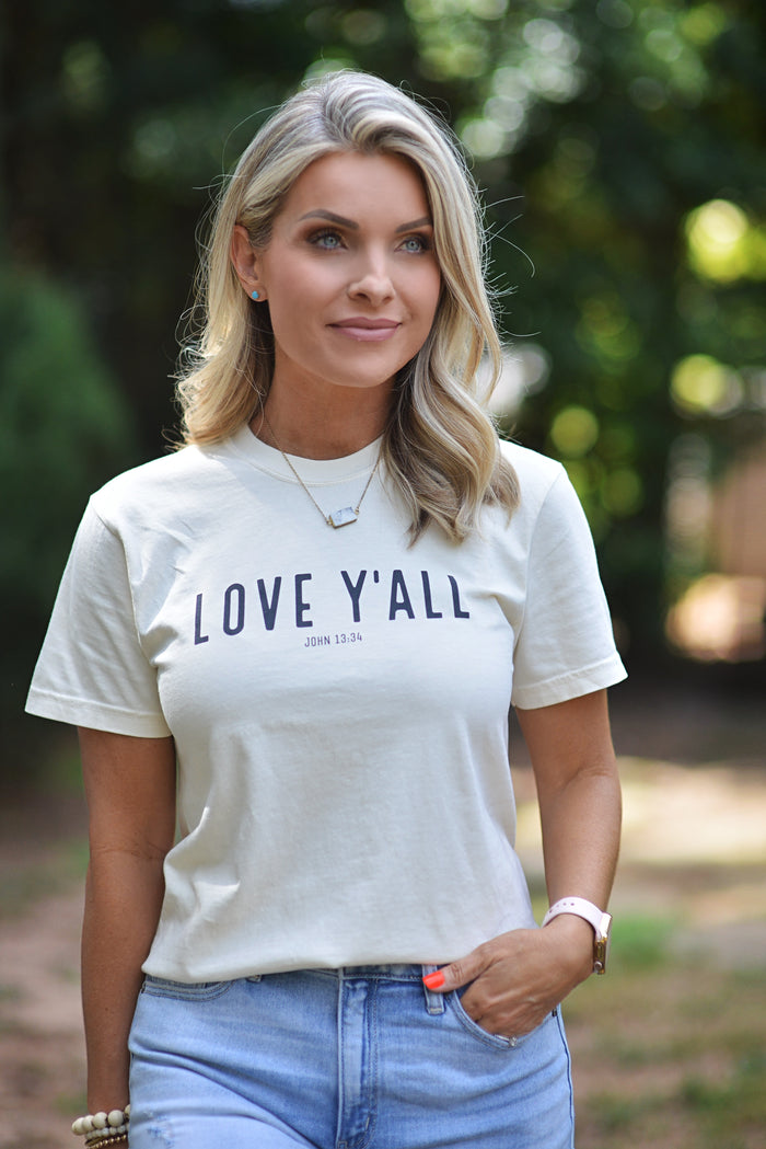 Love Y'all {John 13:34} ~ Comfort Colors