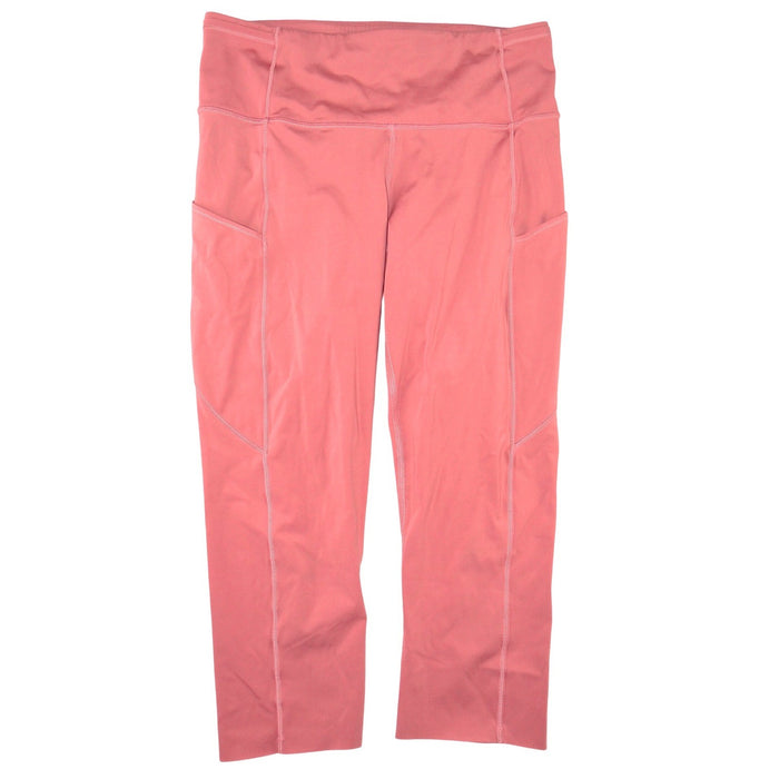 Lululemon Invigorate High Rise Crop 23 Brier Rose Pink Leggings Size 80