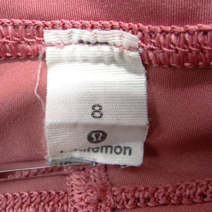 Lululemon Invigorate High Rise Crop 23 Brier Rose Pink Leggings Size 81