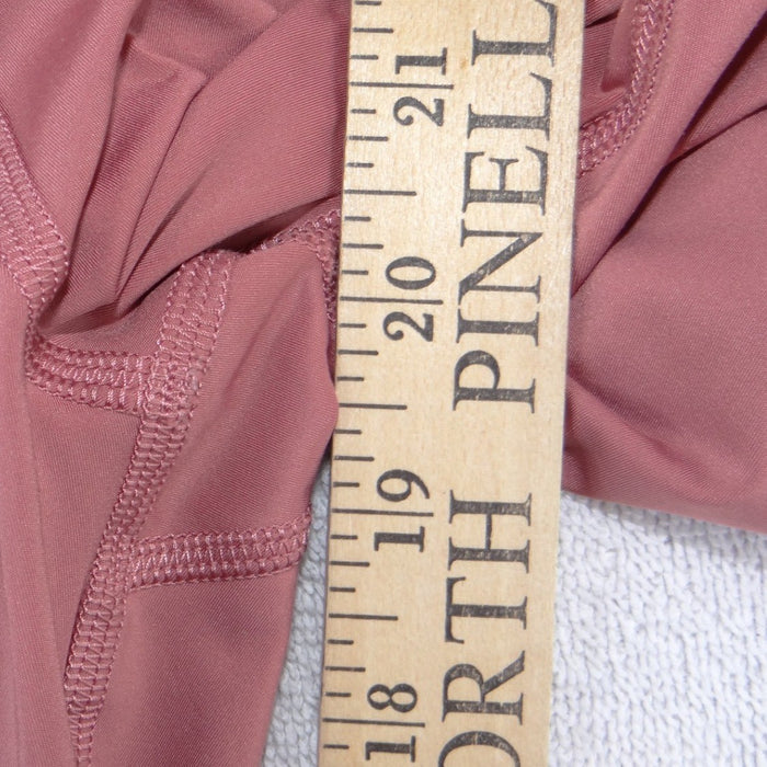 Lululemon Invigorate High Rise Crop 23 Brier Rose Pink Leggings Size 86
