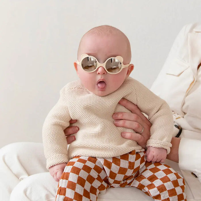 Lunettes de soleil Ourson KI ET LA - Crème - Lilinappy