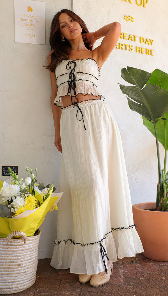 Lysa Co ord Set - White