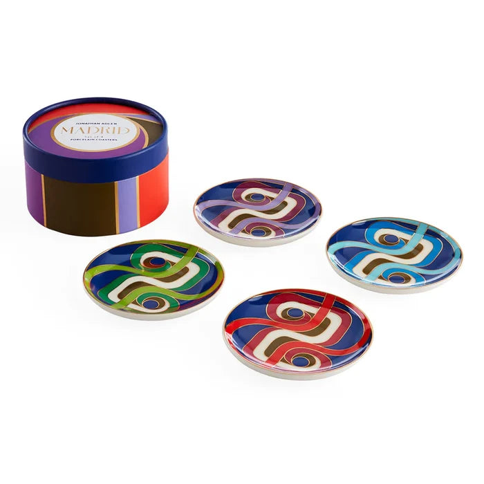 MADRID COASTERS - SET OF 4 - MULTI