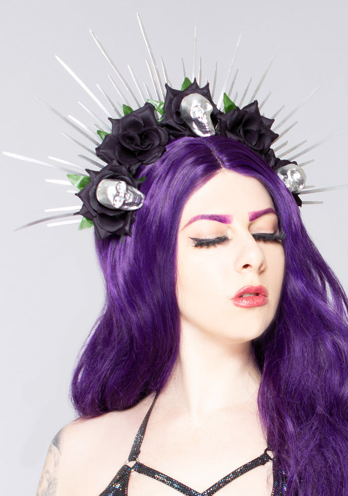 LASR Malevolent Desire Rose Skull Crown — product view