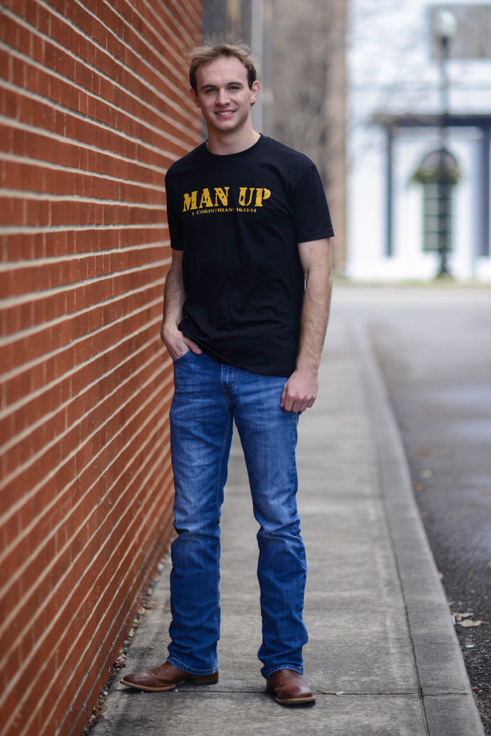 Man Up {Men's Line} ~ 1 Corinthians 16:13-14