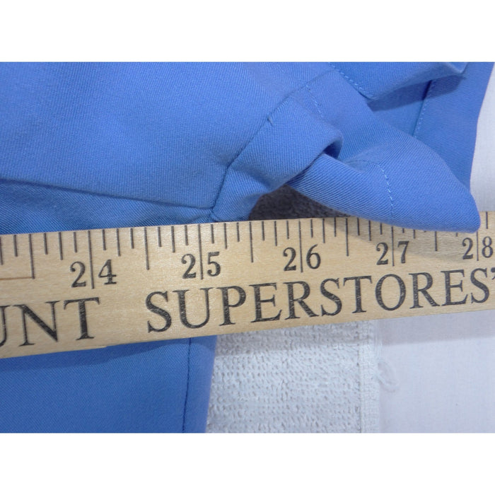 Mandala Blue V Neck Scrub Top Equa Tek Technology Short Sleeve Plus Size 2XL3