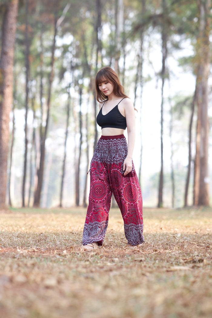 Mandala Harem Trousers - Lannaclothesdesign Shop