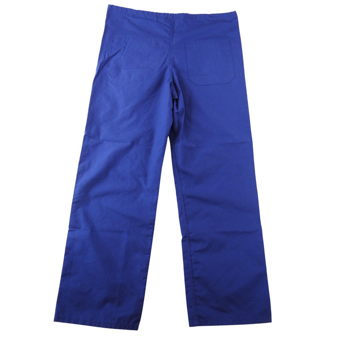 Medline AngelStat Royal Blue Scrub Pants Small Straight Leg Elastic2