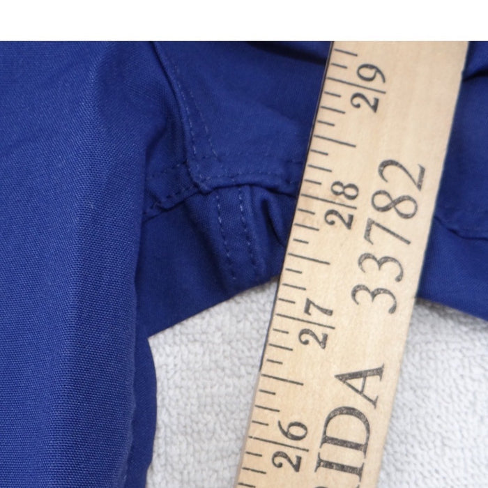 Medline AngelStat Royal Blue Scrub Pants Small Straight Leg Elastic4