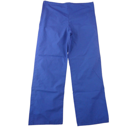 Medline AngelStat Womens Scrub Pants Royal Blue Small Straight Leg0
