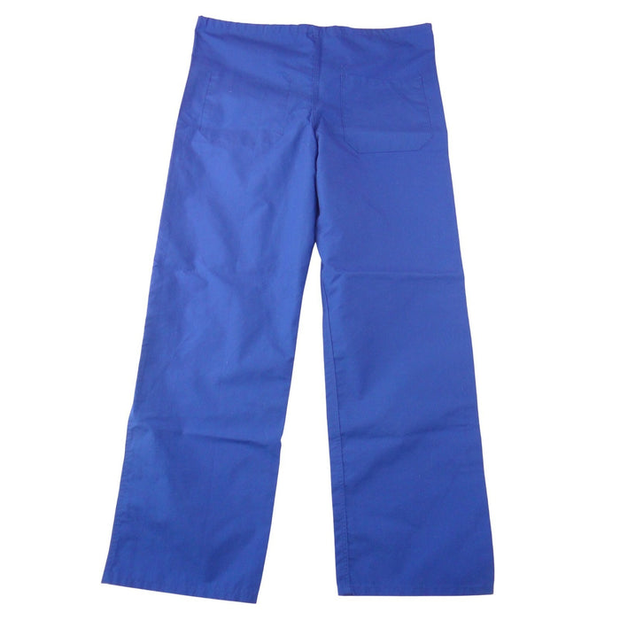 Medline AngelStat Womens Scrub Pants Royal Blue Small Straight Leg2