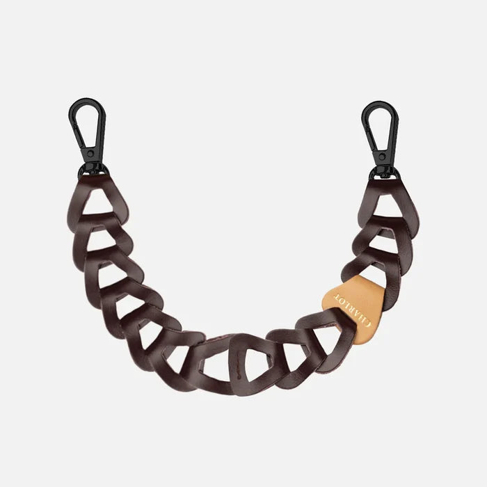 MEL CUIR COURT - AUBERGINE