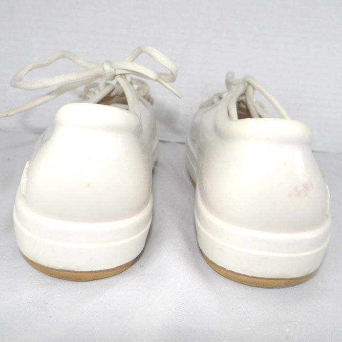 Melissa Be Women White Melflex PVC Platform Jelly Sneakers Lace Up Shoes4