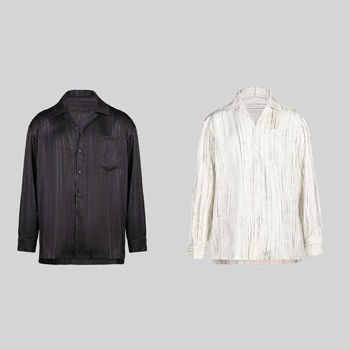Men's Long-Sleeve Latin Dance Tops Dance Wear