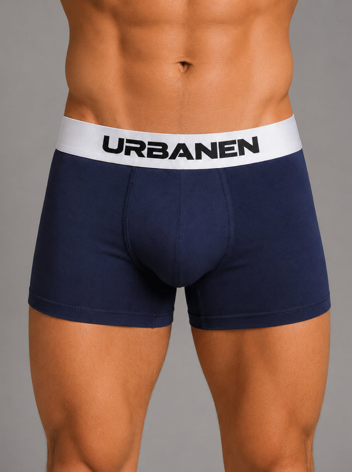 Men's Micro Modal Elastane BreatheMax Solid Trunk - Evening Blue