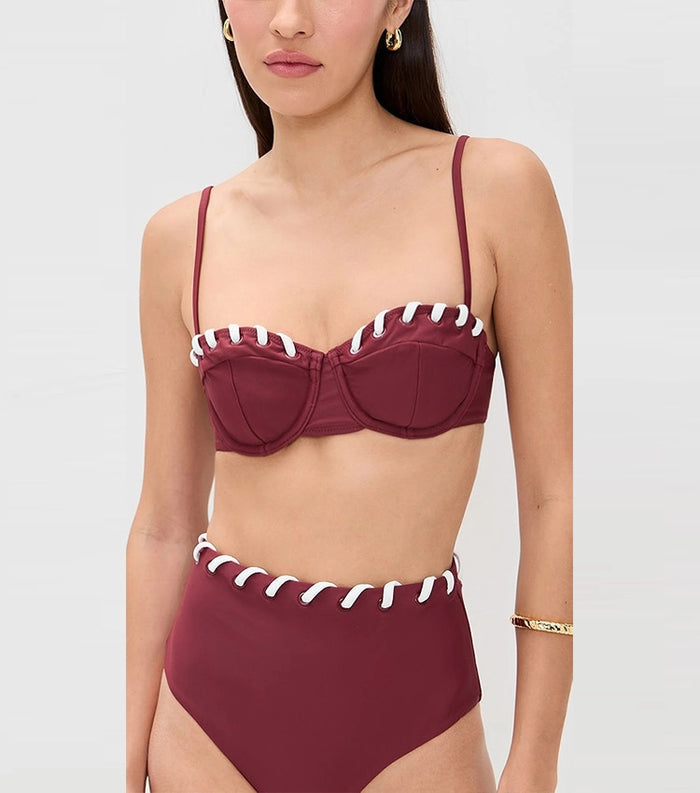 Merlot Bikini  - Maroon