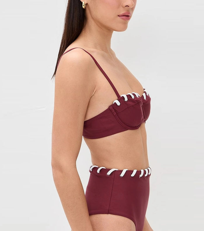 Merlot Bikini  - Maroon