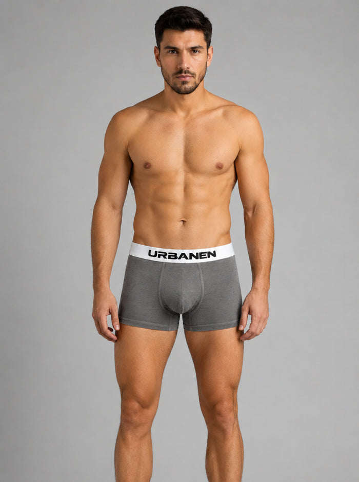 Micro Modal Elastane BreatheMax Solid Trunk - Gun Metal