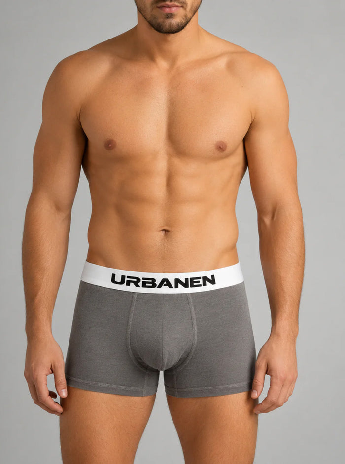 Micro Modal Elastane BreatheMax Solid Trunk - Gun Metal