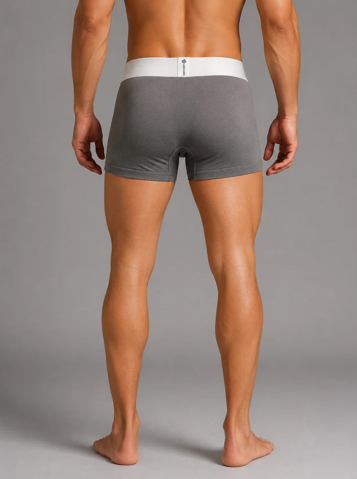 Micro Modal Elastane BreatheMax Solid Trunk - Gun Metal