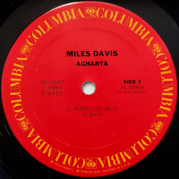 Miles Davis - Agharta (LP) [US] 1st (Mint (M))